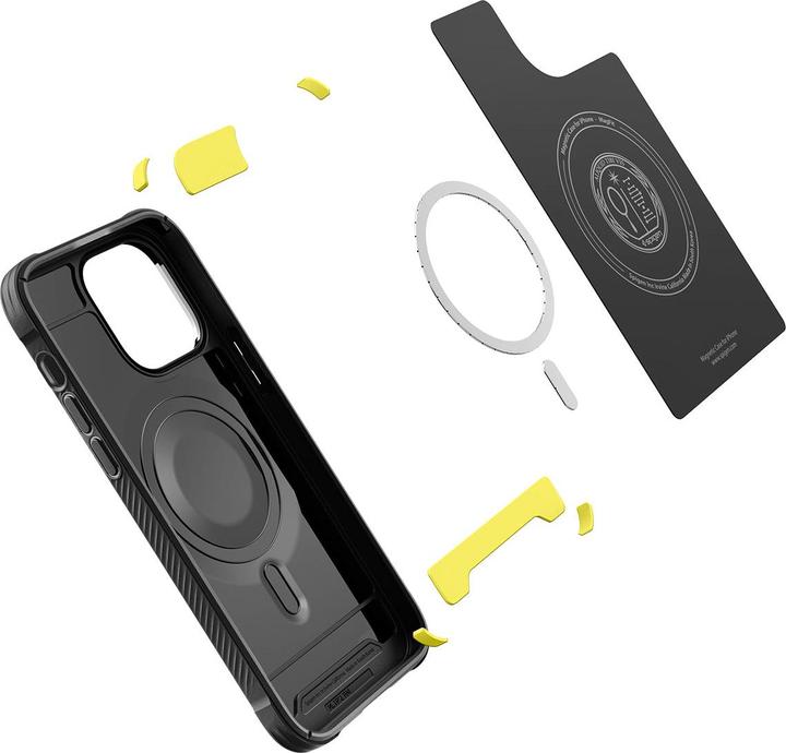 Actual product image Spigen Rugged Armor Mag Magsafe Iphone 14 Pro Matte Black (Apple iPhone 14 Pro)