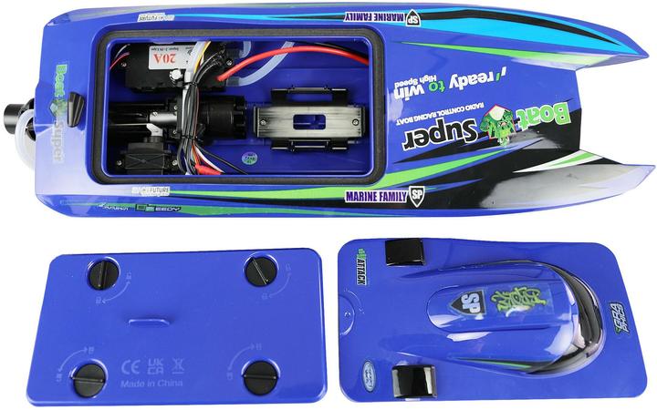 Actual product image Amewi Katamaran Jetboot Blue Arrow