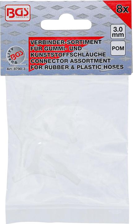 Produktbild BGS Schlauchverbinder-Sortimente (Schlauchschelle, Schlauchklemme, 3 mm)