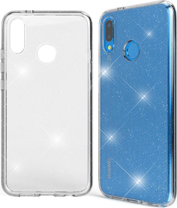 Image du produit Nalia Étui en silicone transparent à paillettes (Huawei P20 Lite)