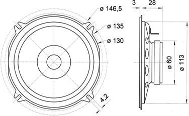 Actual product image Visaton Full range loudspeaker FR 12, 8 Ohm