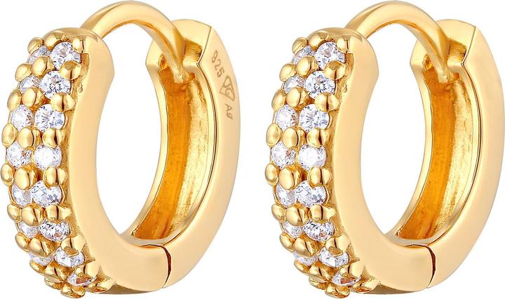 Immagine prodotto Elli Creolo, creoli di cristallo (Argento 925, Zirconia)