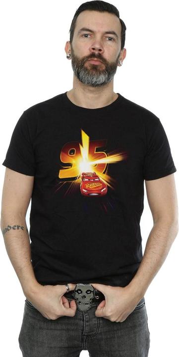 Immagine prodotto Disney Cars Lightning McQueen Burst Maglietta Uomo (L)