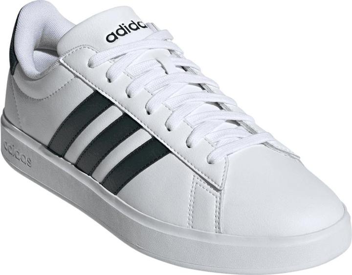 Actual product image adidas Mens Grand Court 2.0 Synthetic Leather Trainers (41.5)