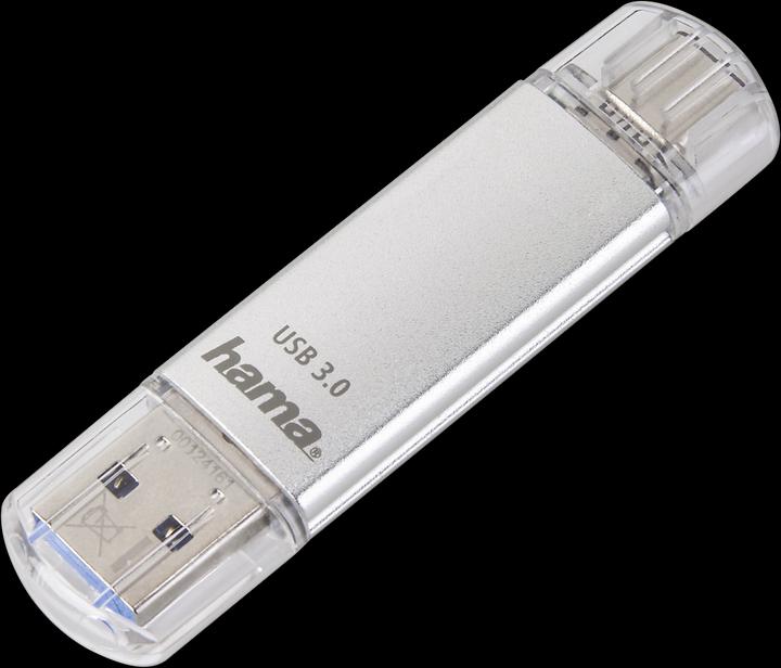 Hama C-Laeta (128 GB, USB-C, USB-A)