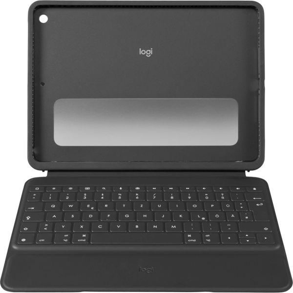 Actual product image Logitech rugged folio (DE, iPad 2021 (9th Gen), iPad 2019 (7th gene), iPad 2020 (8. Gen))