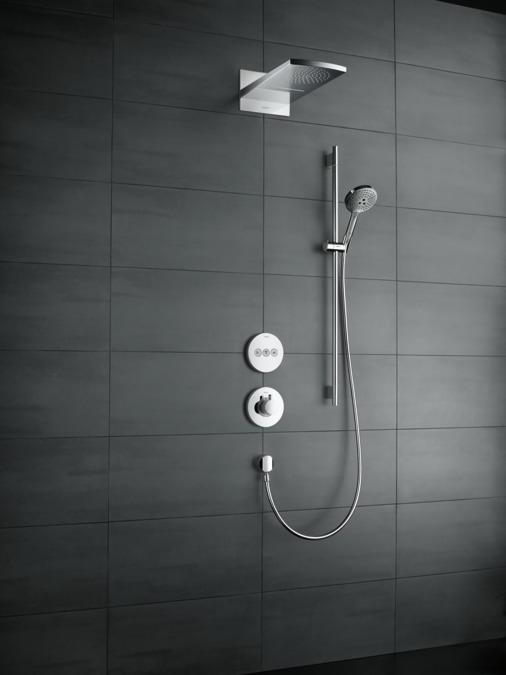 Produktbild hansgrohe Raindance Rainfall 180 Air 2jet Kopfbrause : Farbe - Chrom (2 Strahlarten, 17 l/min)