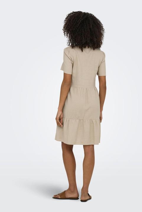 Produktbild Only Normal geschnitten V-Ausschnitt Kurzes Kleid Glockenförmiges Kleid (S)