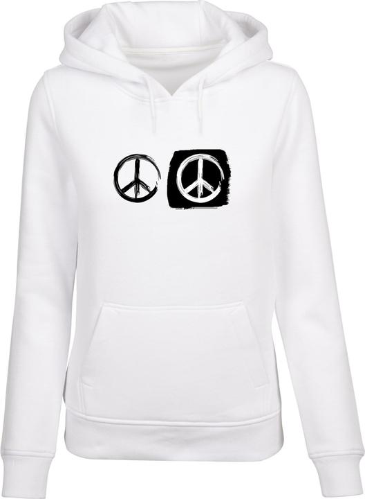 Image du produit Merchcode Ladies Peace - Double Peace White Hoody - 161547 (XL)