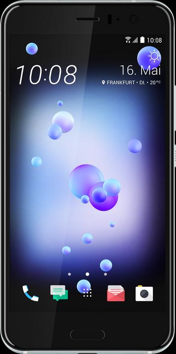HTC U11 (64 GB, Ice White, 5.50", Hybrid Dual SIM, 12.20 Mpx, 4G)