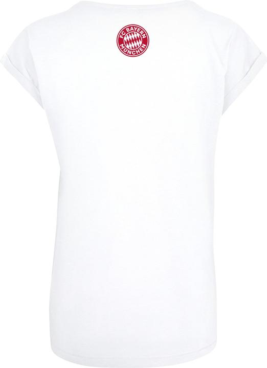 Actual product image FC Bayern München Ladies Mia San Mia Red Extended Shoulder Tee - 116671 (M)