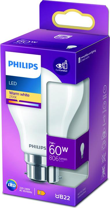 Actual product image Philips Lamp (B22, 7 W, 806 lm, 1 x, E)