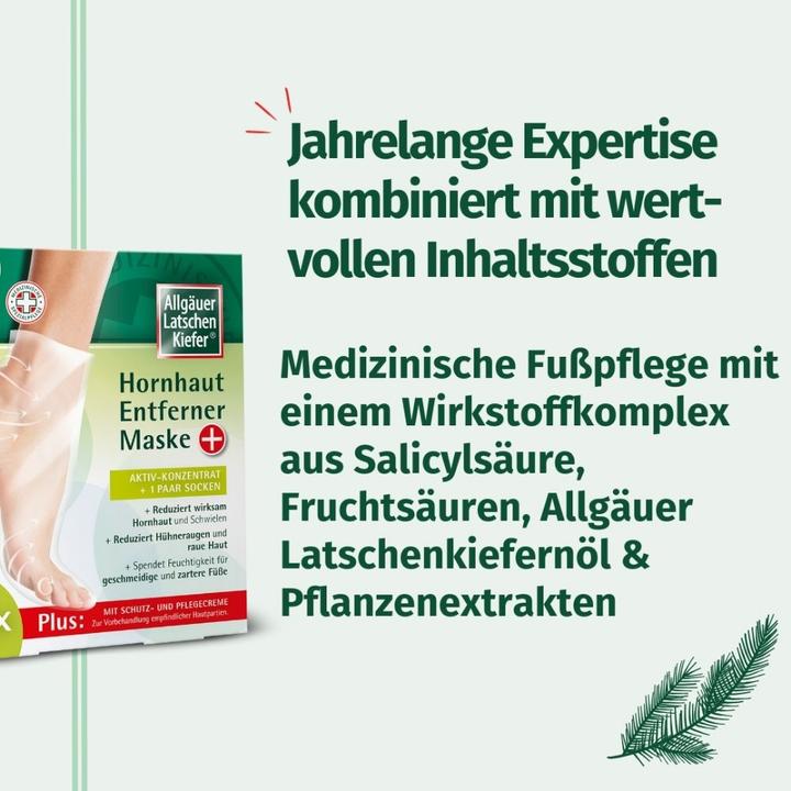 Nutritional values and ingredients Allgäuer Callus remover mask (Callus removers)
