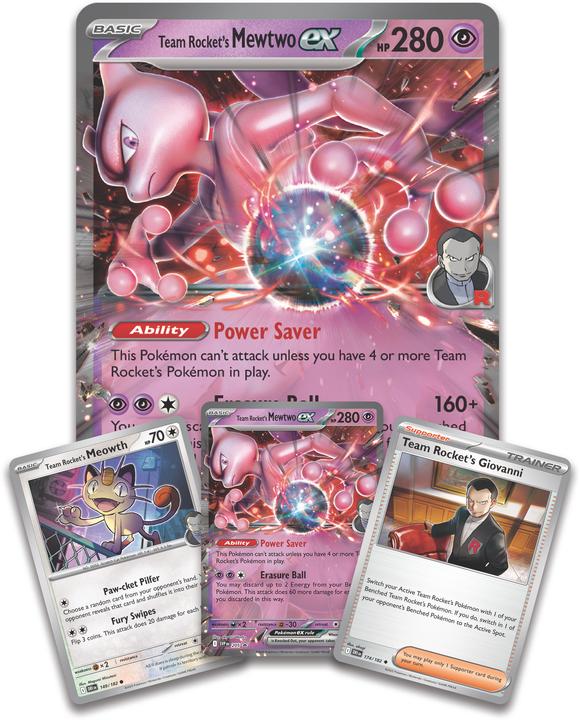 Immagine prodotto Pokémon P-EN Team Rocket's Mewtwo ex Box (Inglese, Box Set e Collezione)