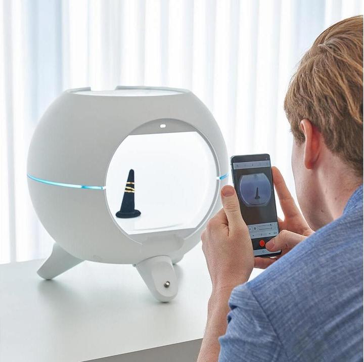 Actual product image Orangemonkie Foldio360 Smart Dome (Recording box)
