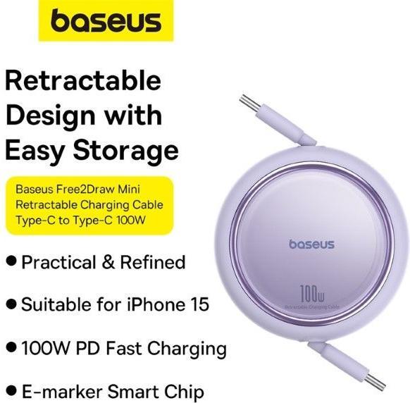 Actual product image Baseus Free2Draw Series USB-C to USB-C (1 m, USB 3.2 Gen 1)