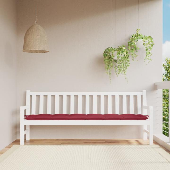 Actual product image VidaXL Garden bench cushion O x ford fabric (200 x 50 x 7 cm)