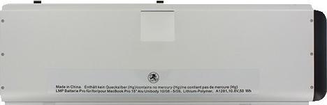 Actual product image LMP A1281 (2 Cells, 4620 mAh)