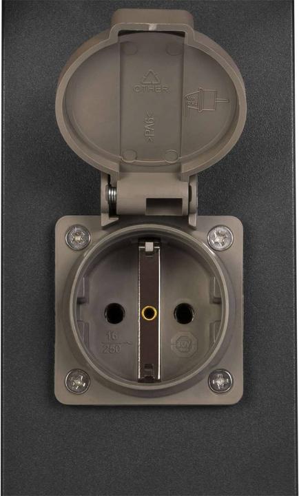 Productafbeelding Grafner Staande lamp met 2 stopcontacten (E27, IP44)