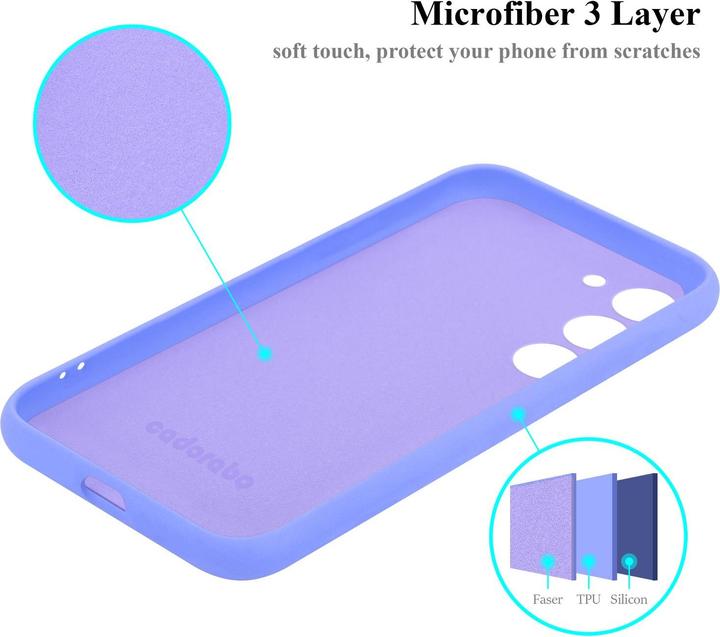 Actual product image Cadorabo Bumper TPU Liquid Silicone Case (Samsung Galaxy S23+)
