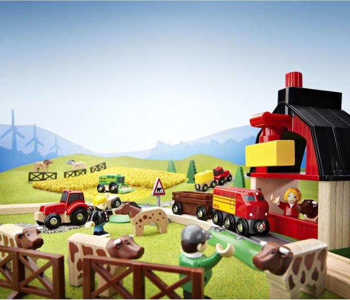 Actual product image Brio Train Farm Set