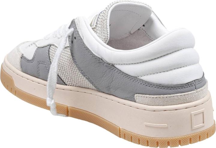 Image du produit D.a.t.e. D.a.t.e torneo collar net leather sneakers white and grey (43)