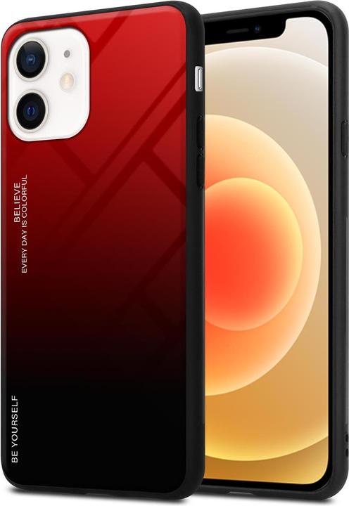 Productafbeelding Cadorabo TPU 2 kleuren glasdekking (Apple iPhone 12 mini)