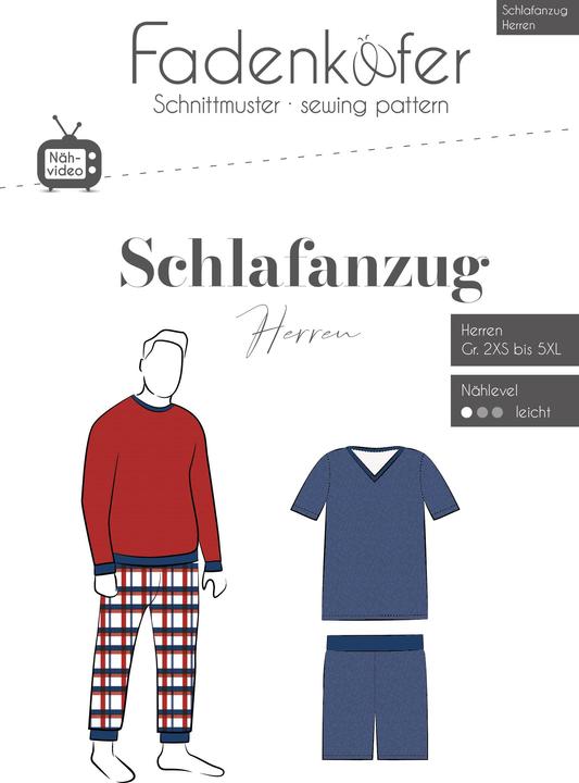 Produktbild Fadenkäfer Schnittmuster Schlafanzug