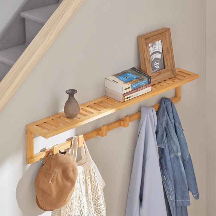 Actual product image SoBuy Wall coat rack with 6 coat hooks