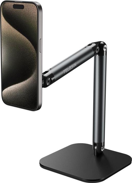 Actual product image Telesin Mobile Video Live Streaming Desktop Stand with Magsafe (iPhone 15, iPhone 13, iPhone 14)