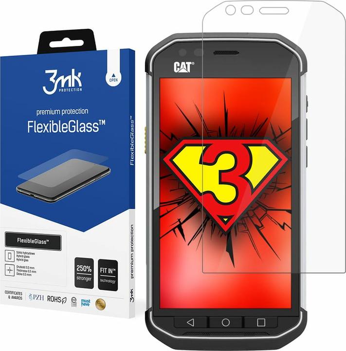 Produktbild 3MK Flexibles Glas für CAT S40 (BRA005996) (1 Stück, Cat S40)