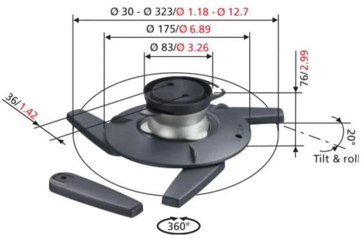 Immagine prodotto Vogels EPC-6545 (Soffitto)