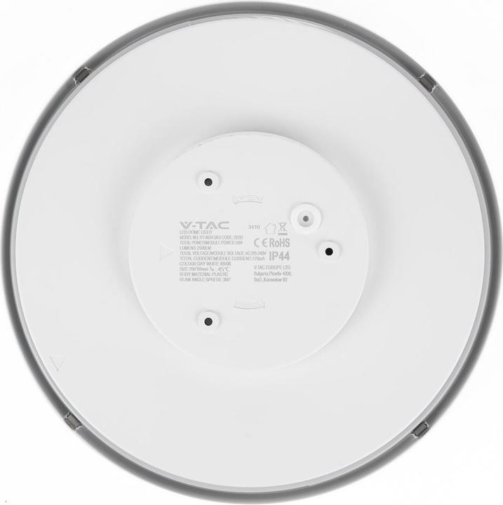 Produktbild V-TAC Plafon 36W LED Okrągły 35cm Natynkowy IP44 Biały VT-8630 4000K 3820lm (3820 lm)
