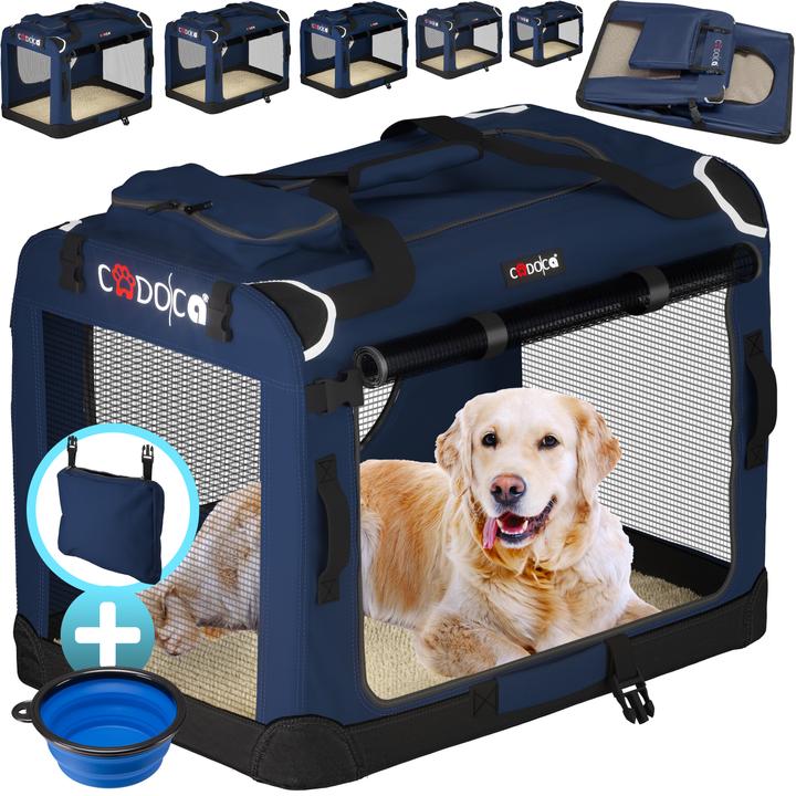 Immagine prodotto Cadoca Trasportino per Animali S/M/L/XL/XXL (Cane, Pieghevole, Lavabile)