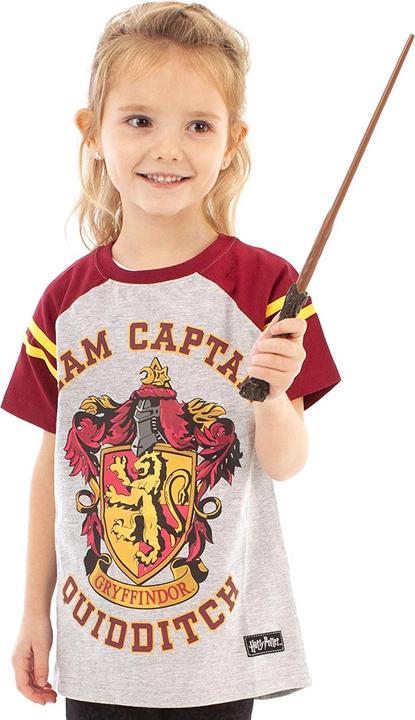 Produktbild offizielles Mädchen Gryffindor Quidditch Team Captain TShirt (140)