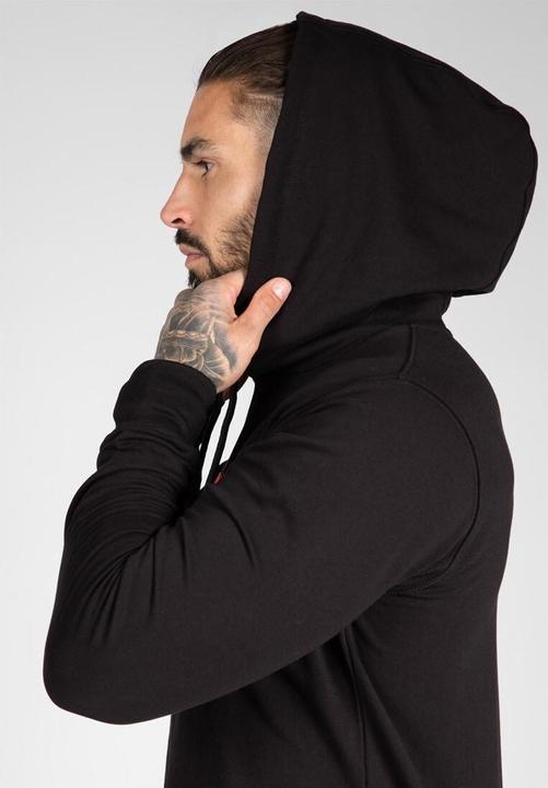 Immagine prodotto Gorilla Wear Felpa classica con cappuccio nera (S)