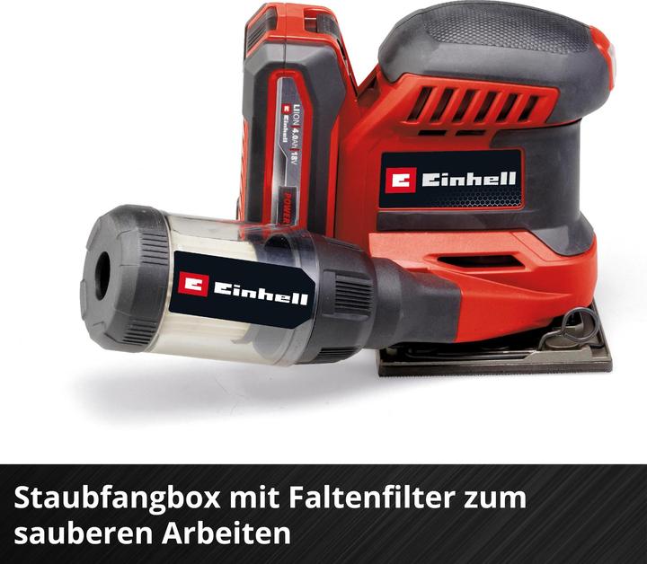 Productafbeelding Einhell TE-OIS 18/113 Li accu handschuurmachine - Solo (Vlakschuurmachine)