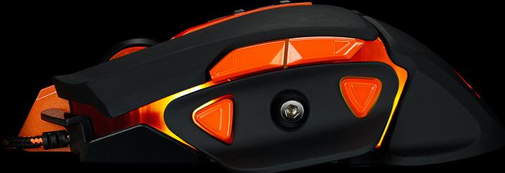 Actual product image Canyon Gaming mouse Hazard GM-6, with backlight, 9 programmable buttons, 6400 DPI (Cable)