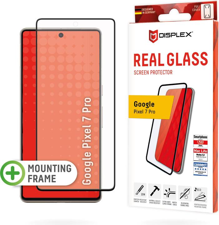 Image du produit Displex Real Glass, Full Cover Panzerglas (1 pièce(s), Google Pixel 7 Pro)