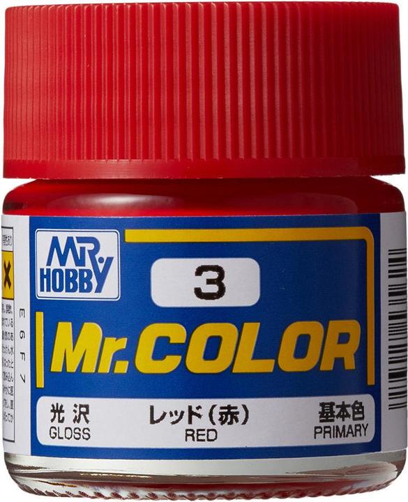 Actual product image Mr.Hobby Mr Hobby -Gunze Mr. Color (10 ml) Red