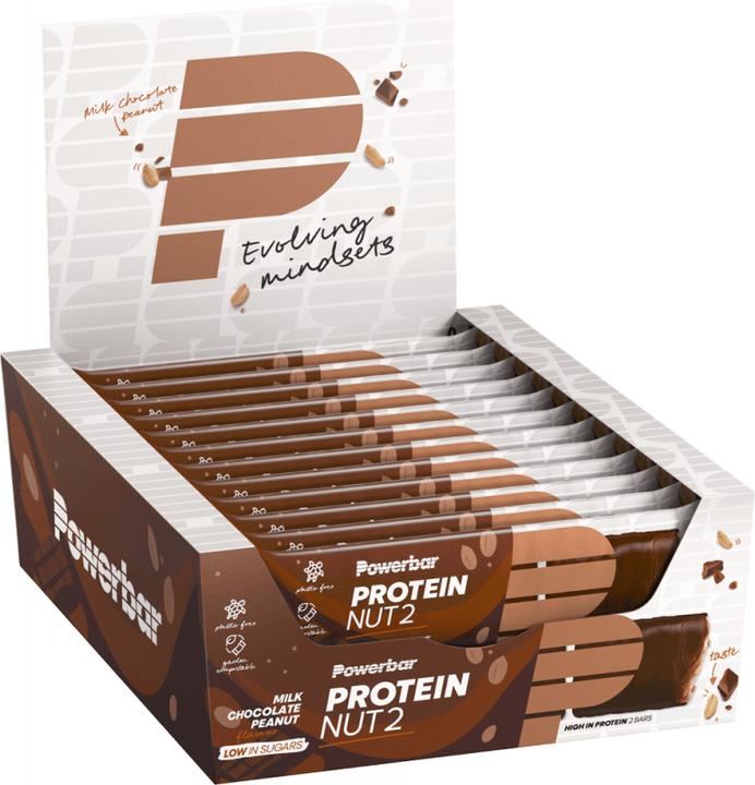 Powerbar Protein Nut2 (Erdnuss, Milchschokolade, 12 Stk., 540 g)