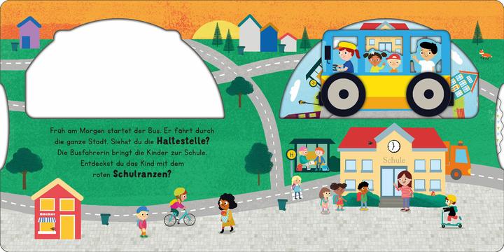 Produktbild Rundherum! Mein Drehspass-Buch – Unterwegs mit dem Bus (Deutsch)