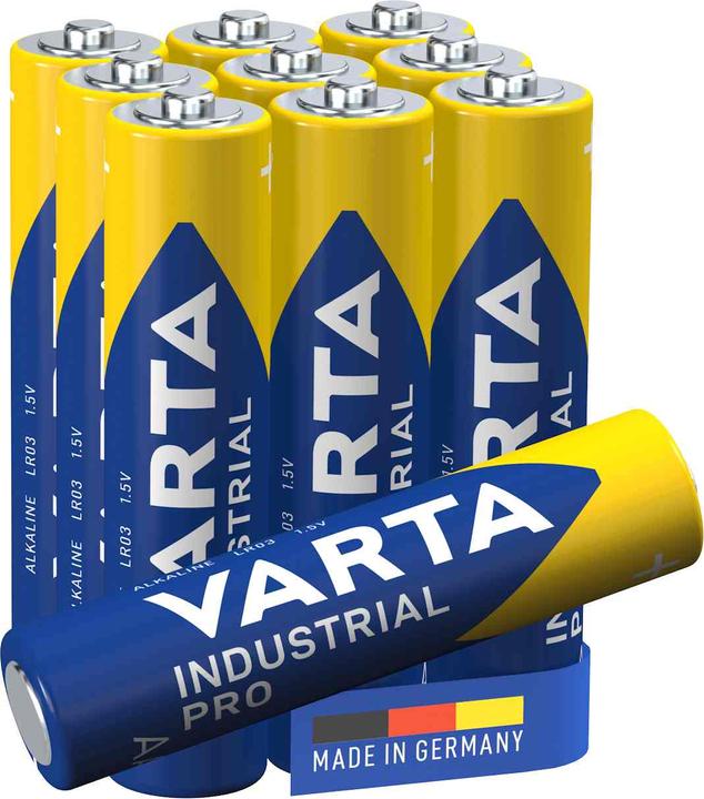 Image du produit Varta alcali industriel (10 pcs, AAA, 1250 mAh)