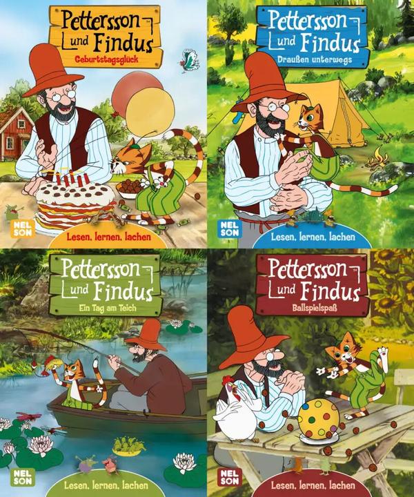 Produktbild Mini-Bücher: Pettersson und Findus 1-4 (Deutsch, 2022)