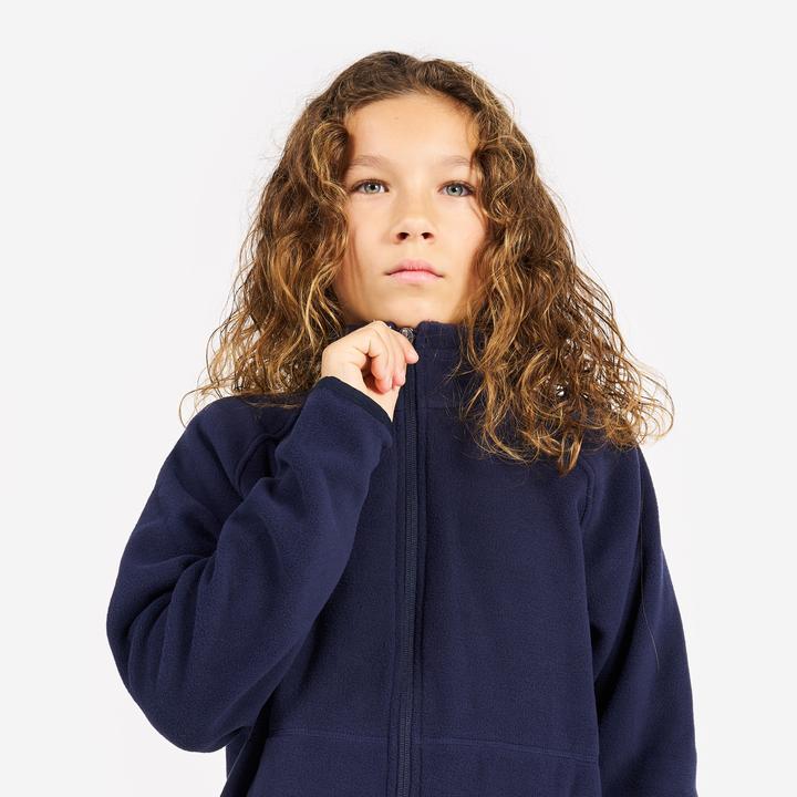 Immagine prodotto Tribord Giacca in pile da vela per bambini calda 100 blu/nero (140)