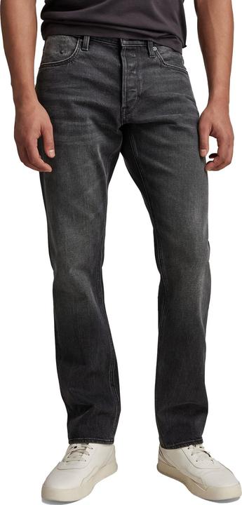 Actual product image G-Star Mosa Jeans Straight Fit Worn In Black Moon (W36/L32)