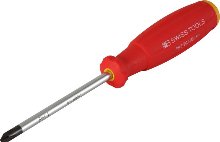Produktbild PB Swiss Tools SwissGrip PB 8190.1-80 (Phillipps-Kreuzschlitz (PH))