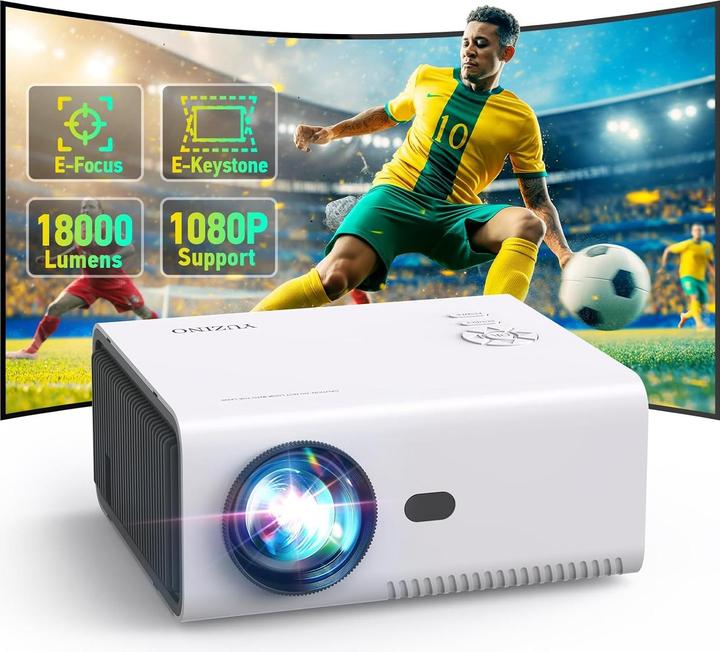 Immagine prodotto Yuzino 4K Mini Beamer (Full HD, 18000 lm)