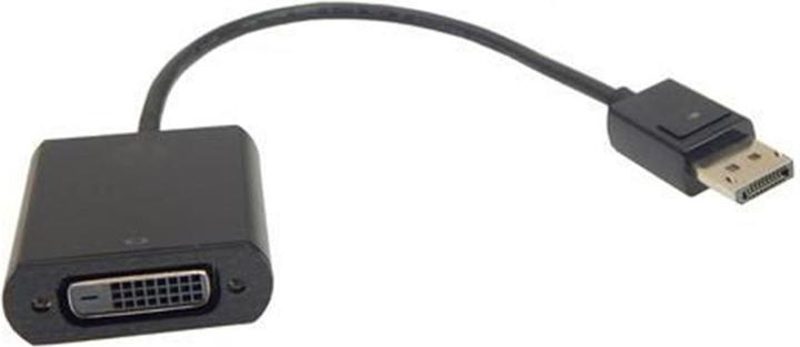 Actual product image HP 752660-001 Video Cable Adapter DVI DisplayPort Black (DVI, 27 cm)