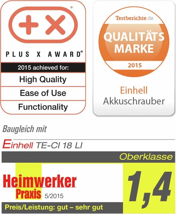 Produktbild Einhell TE-CI 18/1 Li (Akkubetrieb)